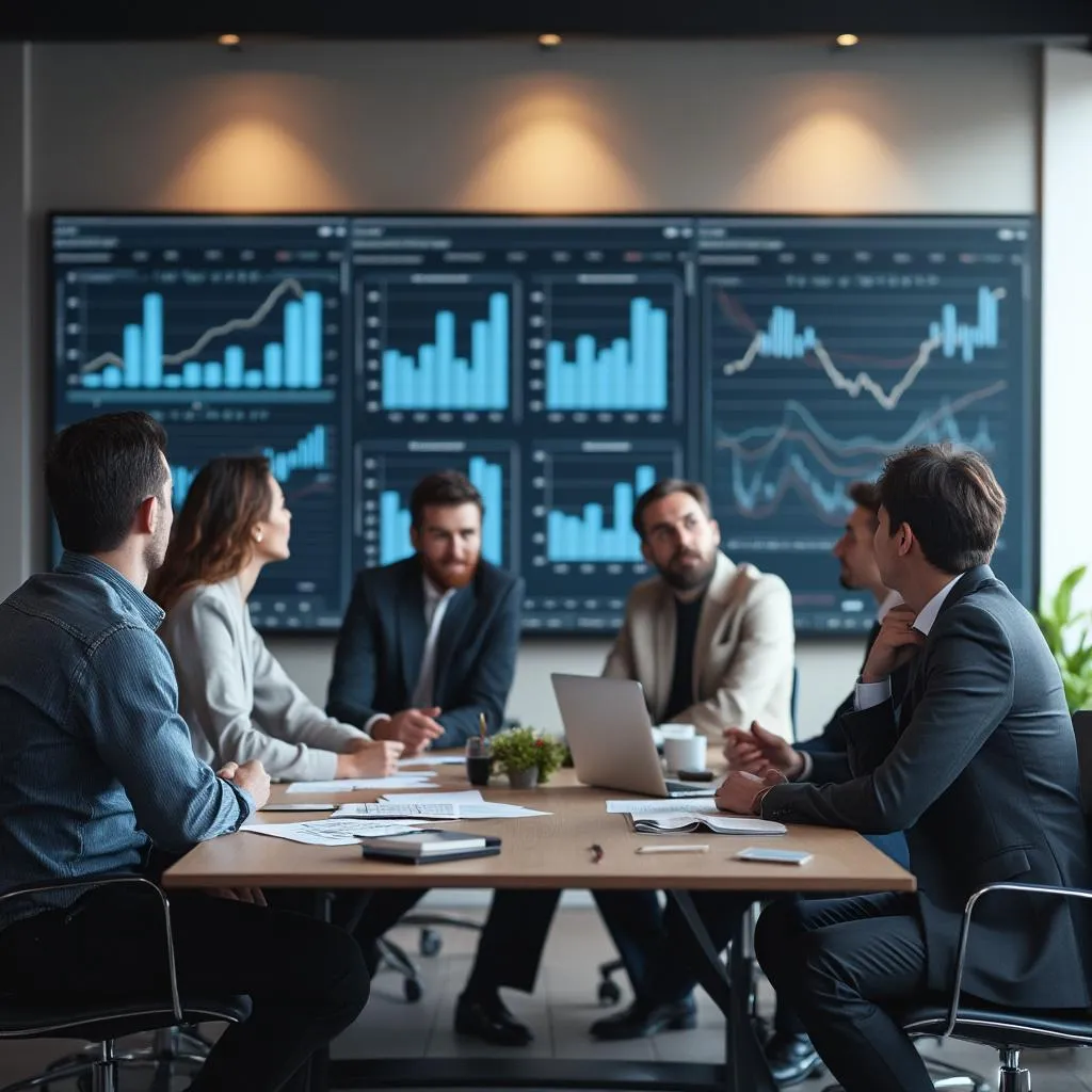 Team VendiPro in riunione strategica
